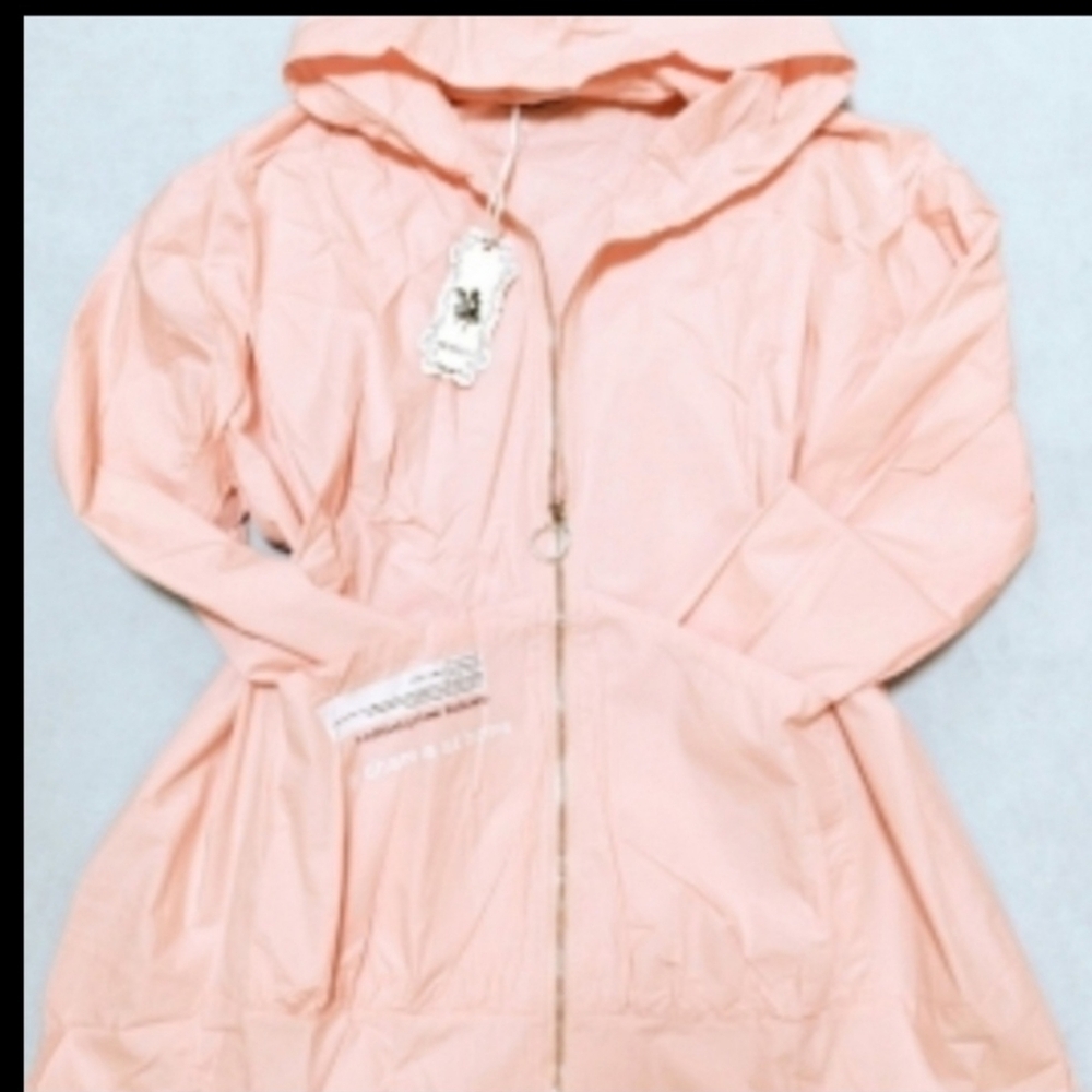 Sofra Light Pink Hoodie with Zip